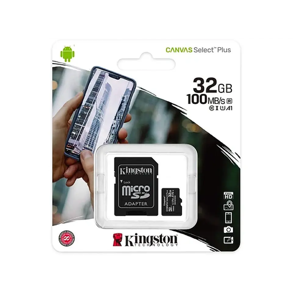 Memoria microSD 100mbs A1 32GB 1