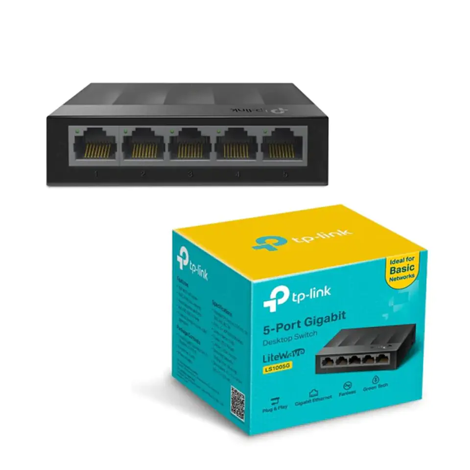 SWITCH TPLINK 5 puertos 1000mbps LS1005G  1