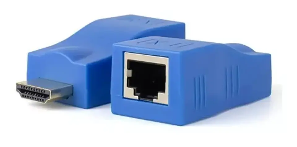 Extensor Adaptador Hdmi A Cable Utp Lan Rj45 4k Hasta 30mt  1