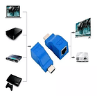 Extensor Adaptador Hdmi A Cable Utp Lan Rj45 4k Hasta 30mt  2