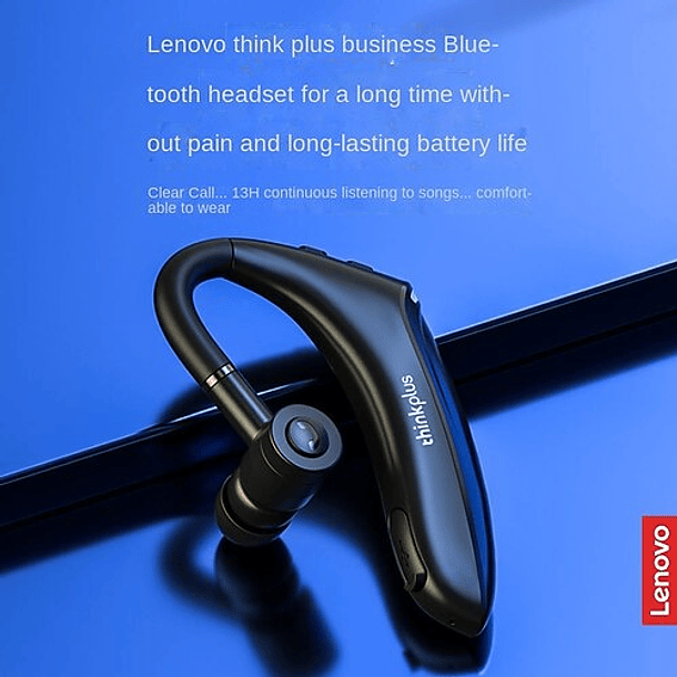 Audifono Manos Libres Bluetooth Lenovo Bh3 Negro 2