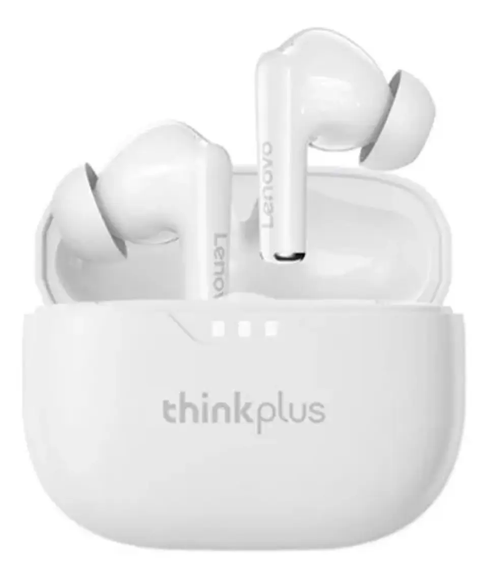Audífonos bluetooth 5.2 Lenovo LP3 Pro blanco 1