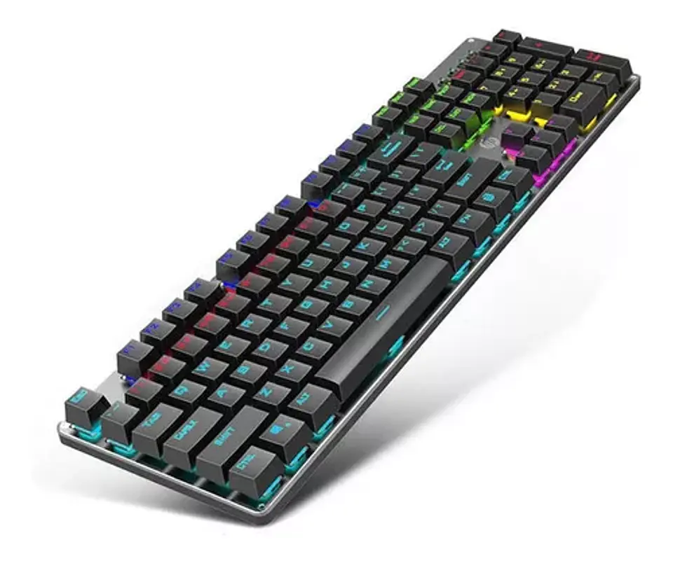 Teclado Gamer Mecánico Hp Gk100 Led Rgb / Qwerty / Anti-ghos 2