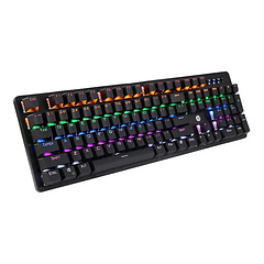 Teclado Gamer Mecánico Hp Gk100 Led Rgb / Qwerty / Anti-ghos