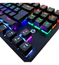 Teclado gamer HP GK200 QWERTY HP  español color negro con luz RGB - Miniatura 5