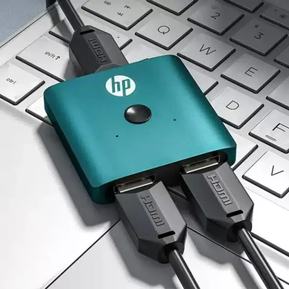 Hp Divisor Hdmi Bidireccional 2 En 1 Dhc-hd01v Azul 2