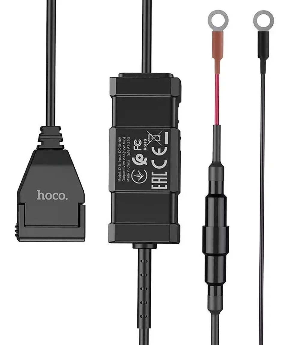 Cargador de moto HOCO Z45 S/cable  3