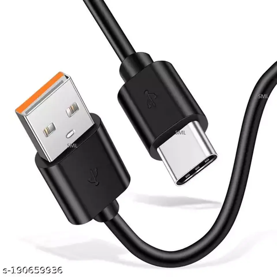 Cable de carga y datos USB-C 120W NEGRO 1.2 MTS 1