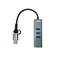 HUB DUAL USB-C y USB 4 puertos 3.0 - Miniatura 2