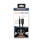 Cable de audio USB-C a 3.5 1 MT 3