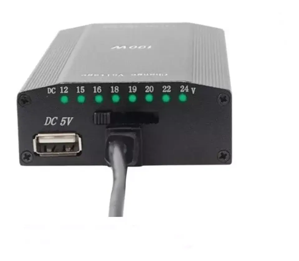 Cargador Universal Notebook 100w 220v / 12v / Usb Para Automovil 3