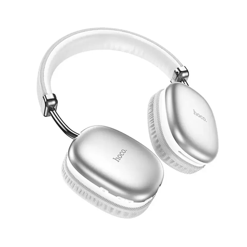 Audifonos bluetooth Hoco Air W35 Plateado  3