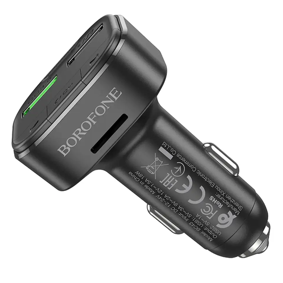 Tansmisor Bluetooth FM auto Borofone BC43  3