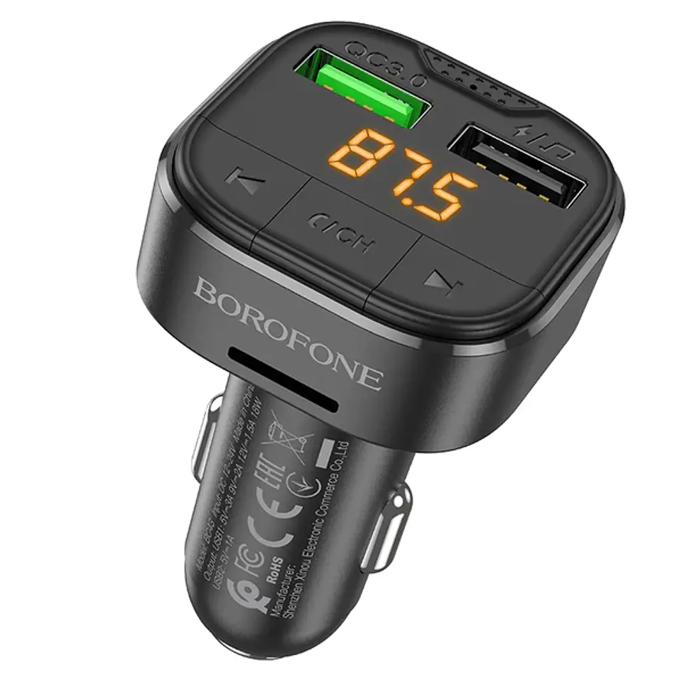 Tansmisor Bluetooth FM auto Borofone BC43  1