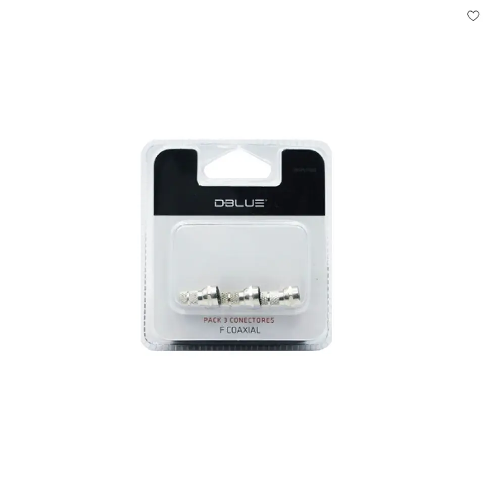 3 Conectores Coaxial modelo RG-6  2