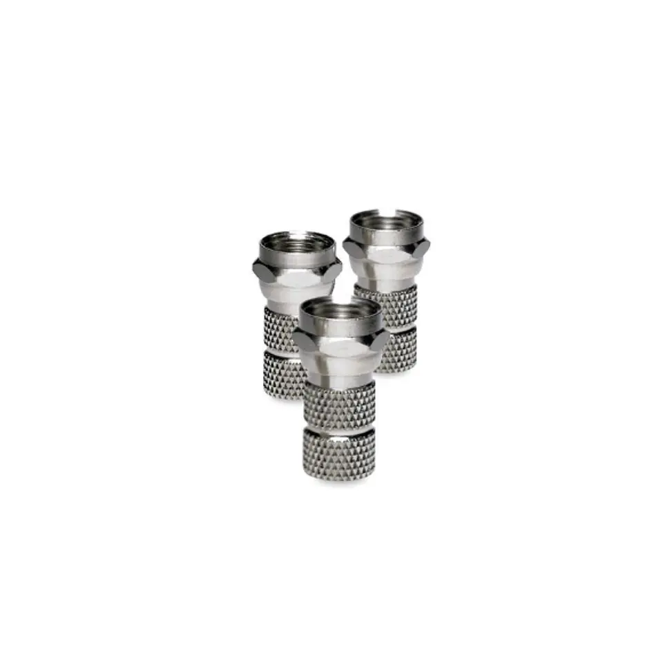 3 Conectores Coaxial modelo RG-6  1