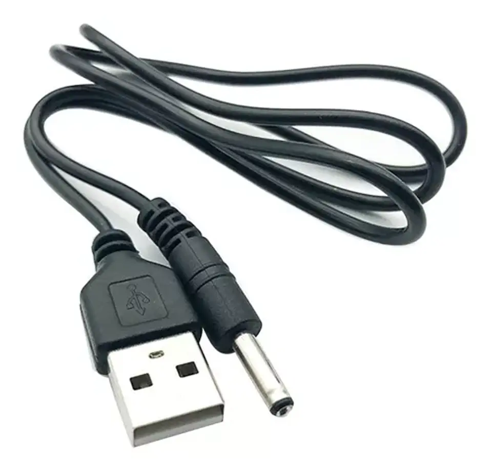 Cable de carga USB a 3,5mm Dc 5v 2
