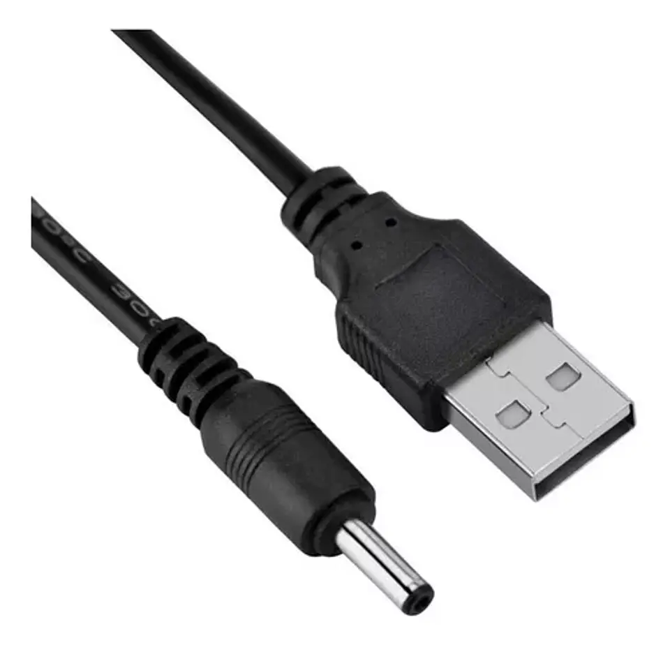 Cable de carga USB a 3,5mm Dc 5v 1