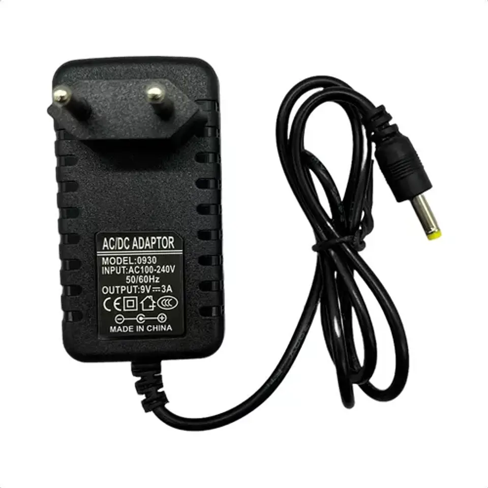Fuente De Poder 9v 3a Cargador Transformador 4.0mm X 1.7mm 2