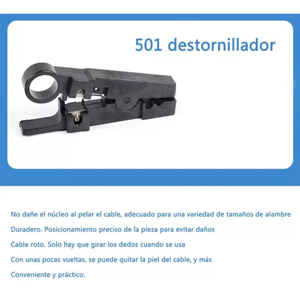 Kit de Herramientas Para Redes Rj45-rj11  12 piezas 3