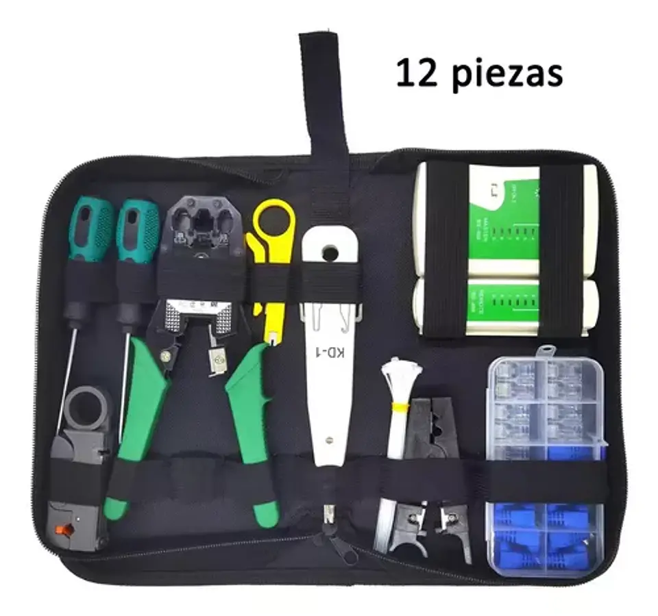 Kit de Herramientas Para Redes Rj45-rj11  12 piezas 2