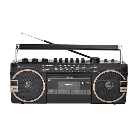 RADIO RETRO CON CASSETTE BT/USB/SD AP02054 
