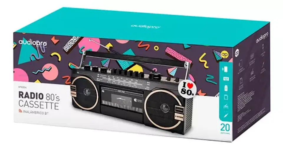 RADIO RETRO CON CASSETTE BT/USB/SD AP02054  4