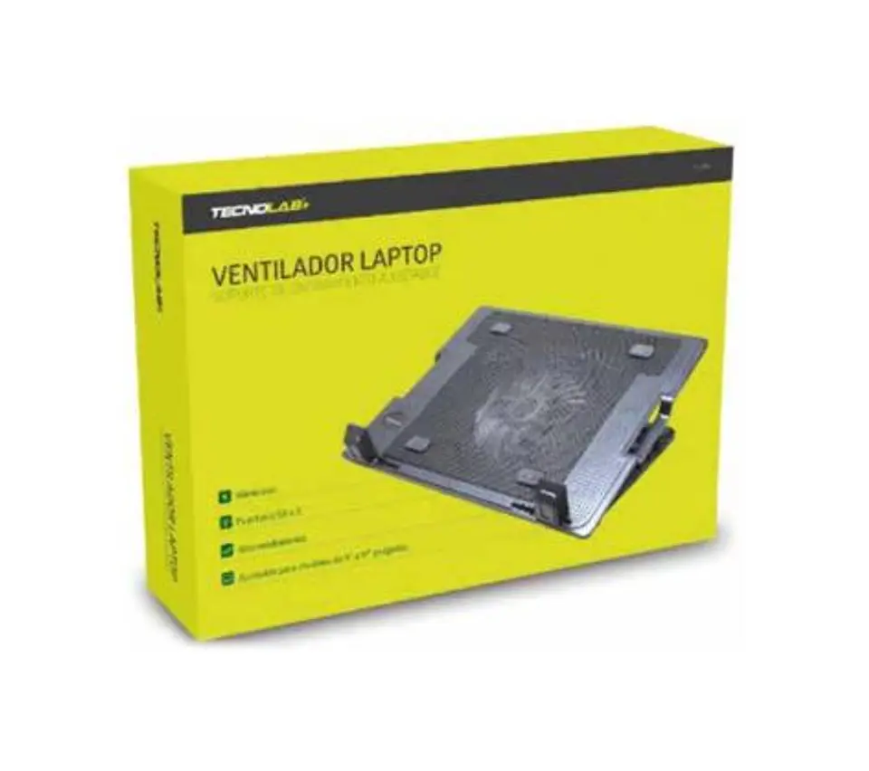 Base ventilacion para notebook tecnolab 9 a 17