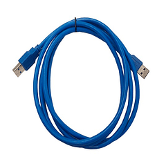 Cable USB 3.0 macho a macho USB 3.0 color azul 1 mts