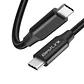 Cable de carga y datos USB-C A USB-C  100W NEGRO 1.2 MTS  - Miniatura 2