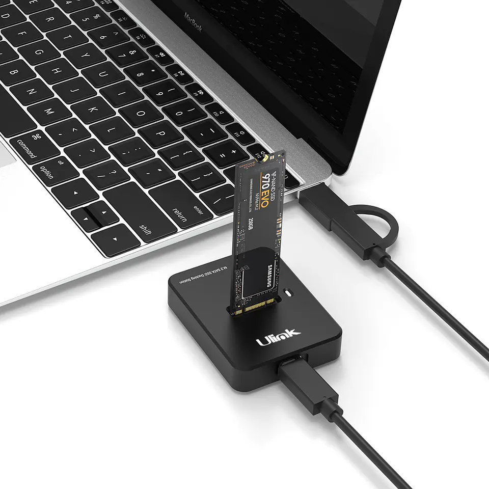 DOCKING STATION dual para discos SSD NVME/SATA  2