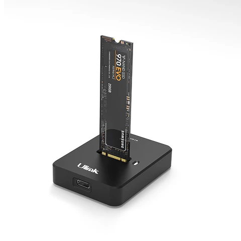 DOCKING STATION dual para discos SSD NVME/SATA 