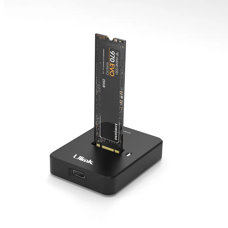 DOCKING STATION dual para discos SSD NVME/SATA  1