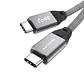 Cable de carga USB-C A USB-C macho 100W 20GB 4K  - Miniatura 1