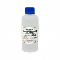 Alcohol isopropilico 250ml para limpieza 