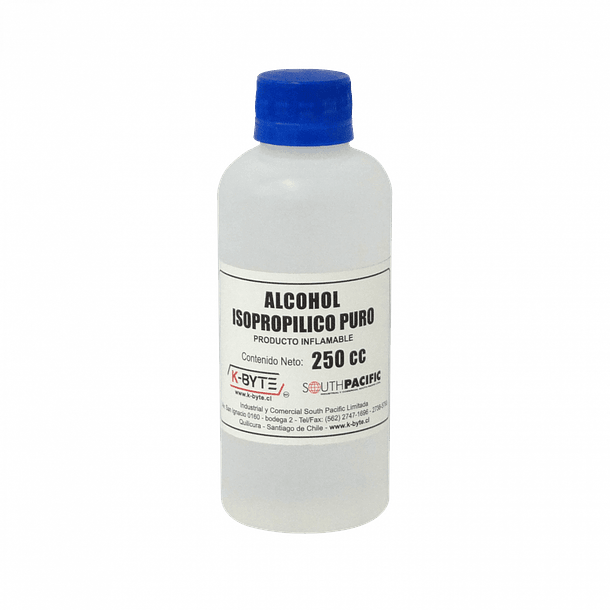 Alcohol isopropilico 250ml para limpieza  1