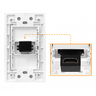 Faceplate HDMI-HH Hembra-Hembra sin-cable 70x114mm 2