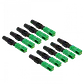 10-unid SC/APC Gu Pivote-Negro SM Conectores Rapidos MonoModo  - Miniatura 1