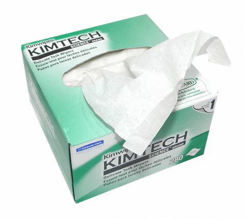  280 Paños Antiestaticos p/Fibra Optica Lintguard Limp KIMWIPES 11x21cm