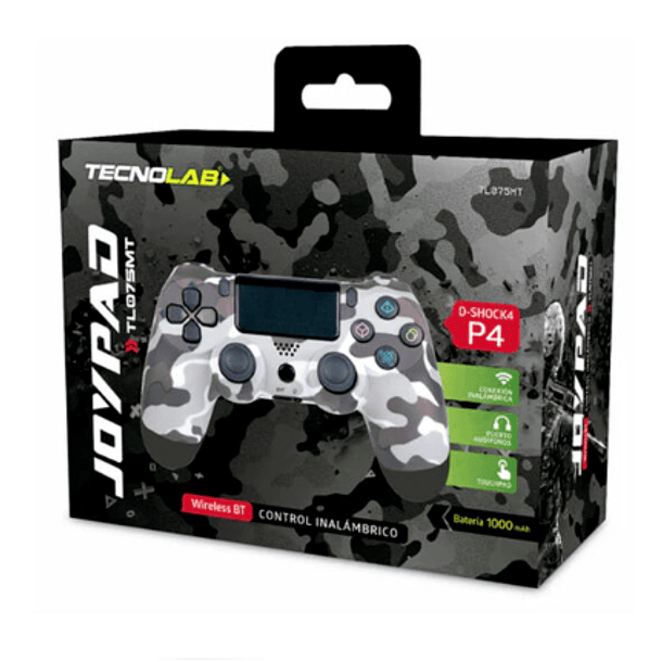 Joystick inalámbrico PS4 D-SHOCK4 Tecnolab Militar gris  3