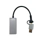 Adaptador de RED DUAL USB-C y USB a RJ45 (10/100/1000) megas - Miniatura 2