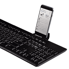Soporte universal de smartphone para teclado