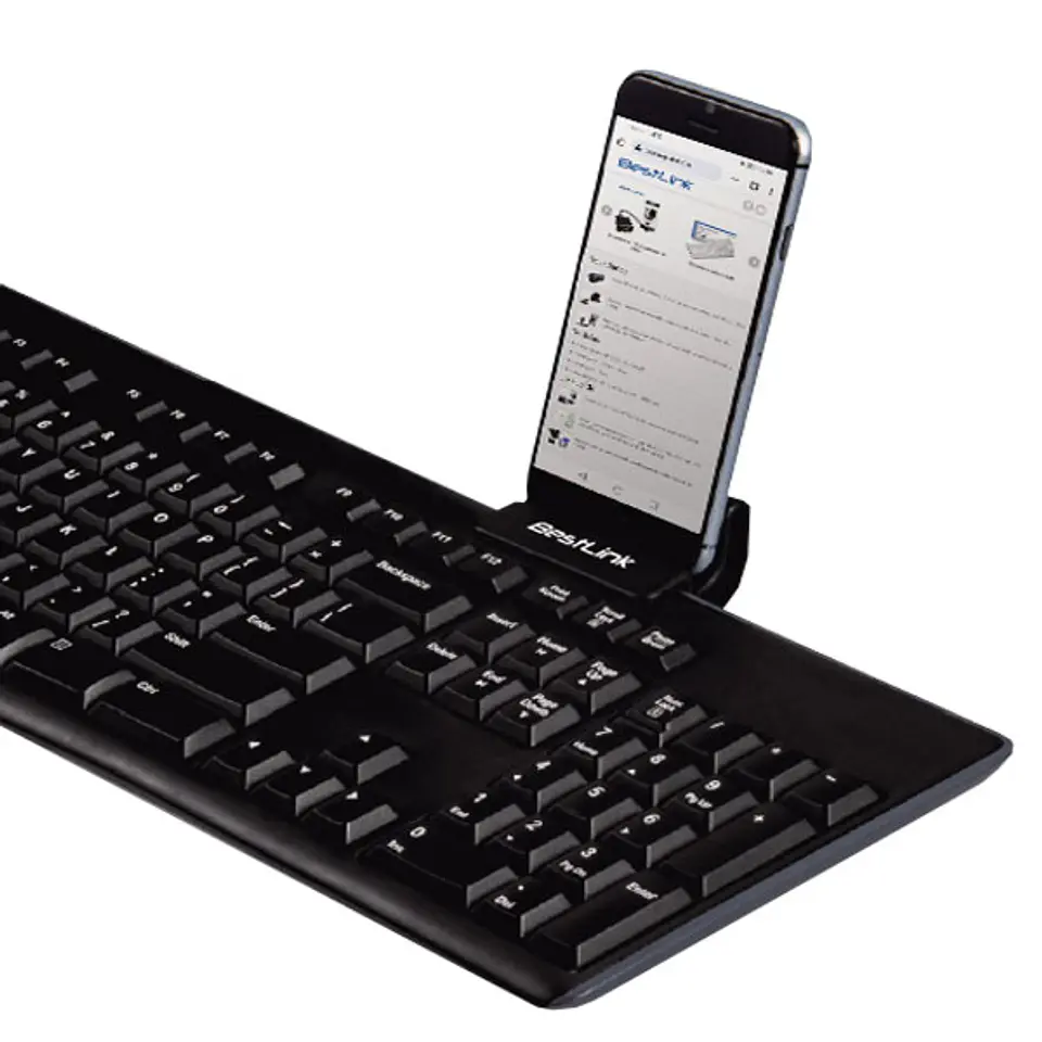 Soporte universal de smartphone para teclado 1