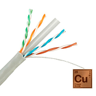 305M Caja de Cable de red Cat6, 24 AWG, 100% cobre, 4x2x0,52,  1