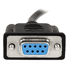 DB9 Hembra Macho 1.5mts Cable Directo Serial RS232 DE-09  3