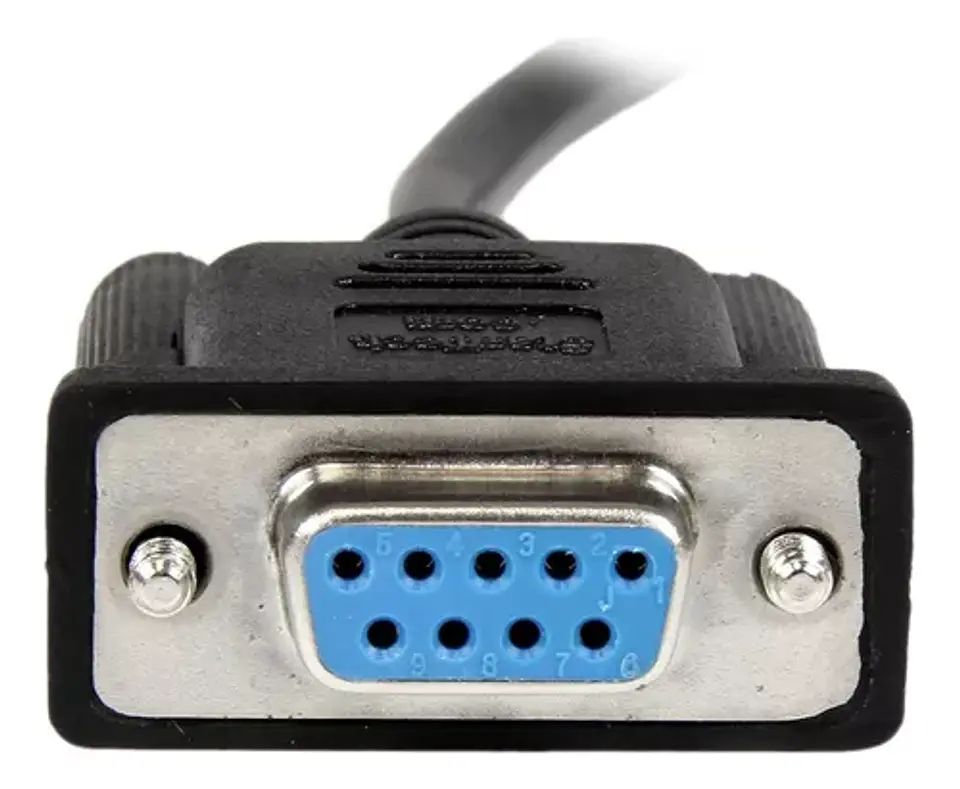 DB9 Hembra Macho 1.5mts Cable Directo Serial RS232 DE-09  3