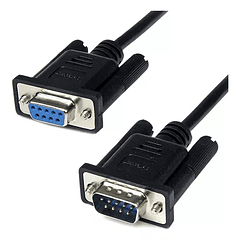 DB9 Hembra Macho 1.5mts Cable Directo Serial RS232 DE-09 