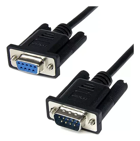 DB9 Hembra Macho 1.5mts Cable Directo Serial RS232 DE-09 