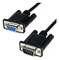 DB9 Hembra Macho 1.5mts Cable Directo Serial RS232 DE-09  - Miniatura 1