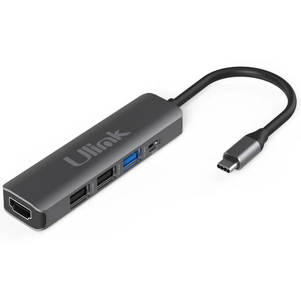 HUB USB-C 5 EN 1 (1 HDMI + 2 USB 3.0 + 1 USB 3.0 + USB-C PD) 1